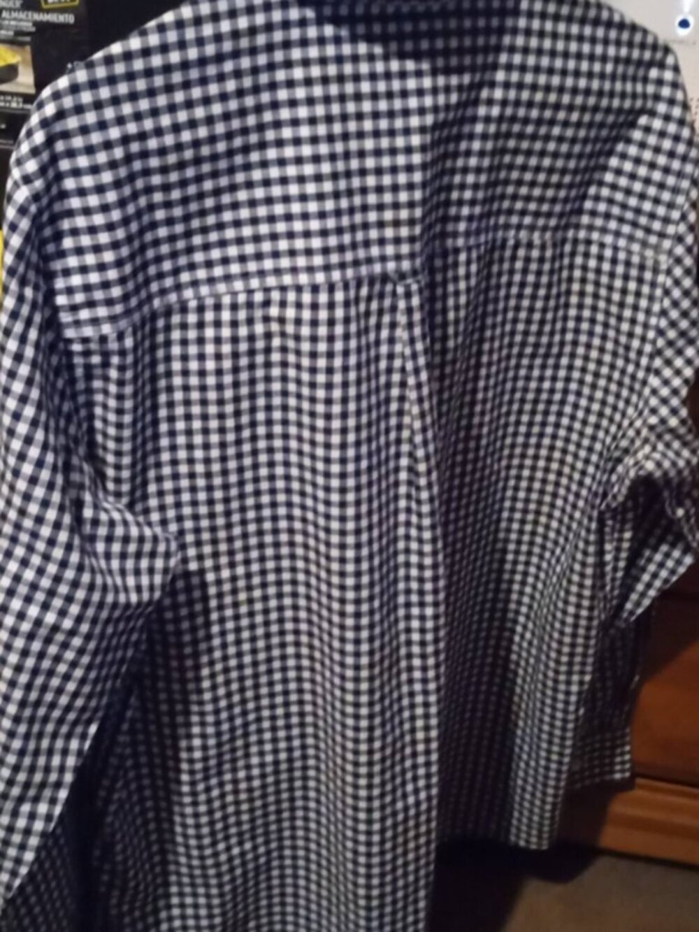 chaps black/white large dress shirt - Picture 2 of 2